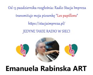 Emanuela Rabinska. Piosenka Les papillons w Radio Stacja Impreza